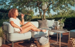 One Bar Element 3 Aufblasbarer Hocker Light Grey -Campingmöbel Geschäft 200978 2614124 2