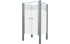 Breuer Exo Set Gartendusche / Outdoordusche Geschlossen Mit Pendeltür Silber Matt 13 Breuer Exo Set Gartendusche / Outdoordusche Geschlossen Mit Pendeltür Silber Matt -Campingmöbel Geschäft 305878 2397968 1