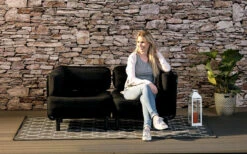 Campingmöbel Geschäft 22 One Bar Element 1 Aufblasbarer Sessel / Sitzelement Black