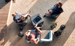 One Bar Element 2 Aufblasbarer Sessel / Sitzelement Light Grey / Green -Campingmöbel Geschäft 365723 2596807