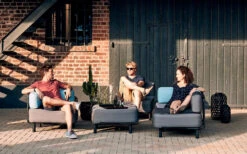 One Bar Element 3 Aufblasbarer Hocker Light Grey -Campingmöbel Geschäft 365726 2614070 2