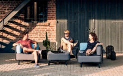 One Bar Element 2 Aufblasbarer Sessel / Sitzelement Dark Grey / Blue -Campingmöbel Geschäft 365735 2596813 5