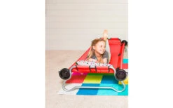 Disc-O-Bed Kid-O-Bed Einzelbett Runder Rahmen Ohne Seitentasche - Blau -Campingmöbel Geschäft 376986 2274674