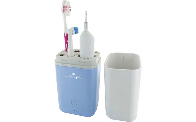 Schwaiger UV-Zahnbürstensterilisator Blau 4 Schwaiger UV-Zahnbürstensterilisator Blau – Bild 2