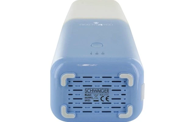Schwaiger UV-Zahnbürstensterilisator Blau 7 Schwaiger UV-Zahnbürstensterilisator Blau – Bild 5