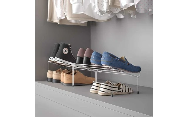 Metaltex Cipok-2 Schrankeinsatz Für Schuhe 2er Set Weiß 3 Metaltex Cipok-2 Schrankeinsatz Für Schuhe 2er Set Weiß
