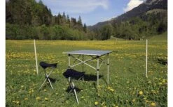 Basic Nature Travelchair Rolltisch Klein 70 X 70 Cm -Campingmöbel Geschäft 504137 3331743