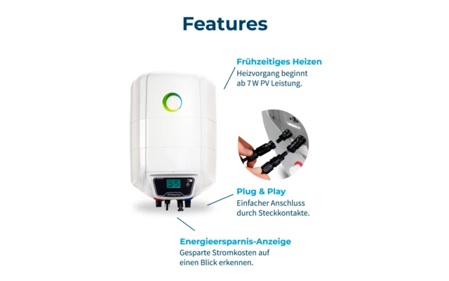 Fothermo Photovoltaischer Boiler 10 Liter 4 Fothermo Photovoltaischer Boiler 10 Liter – Bild 2