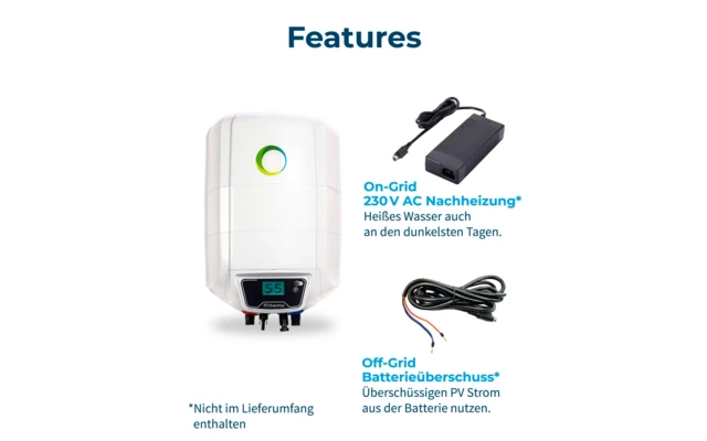 Fothermo Photovoltaischer Boiler 10 Liter 7 Fothermo Photovoltaischer Boiler 10 Liter – Bild 5