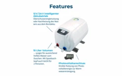Fothermo Photovoltaischer Caravan Boiler 10 Liter
