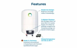 Fothermo Photovoltaischer Caravan Boiler 10 Liter -Campingmöbel Geschäft 617307 4335383