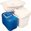 Trelino DIY Set XL Für Großvolumige Komposttoiletten Oval Weiß -Campingmöbel Geschäft 653226 4506177