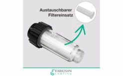 VARIOSAN CAMPING Befüllfilter COUNT Mit Wasseruhr 19028 Für Wohnmobil, Caravan, Wohnwagen Und Boot -Campingmöbel Geschäft 805649 5270594